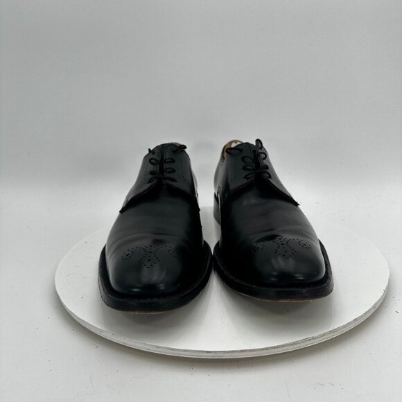 Grenson Men Size 11  Black Perforated Leather Lace Up Derby Dress Shoes main image 11
